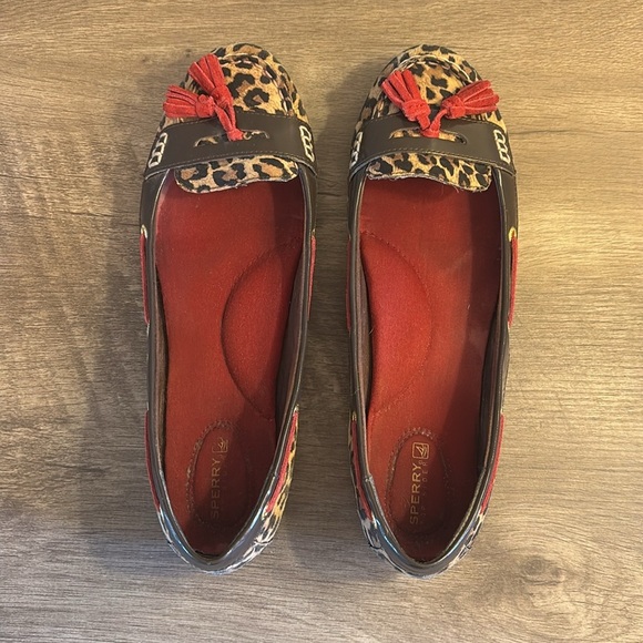 SPERRY, Top sliders, LAUREL DARK BROWN / LEOPARD WOMANS 10M - Picture 11 of 13